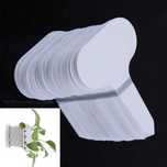 50X etiquetas vasos 5x7cm jardim marcadores plástico plantas