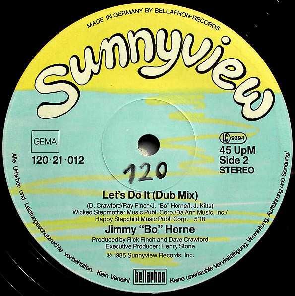 Виниловые пластинки Jimmy "Bo" Horne ‎– Let's Do It  Maxi-Single