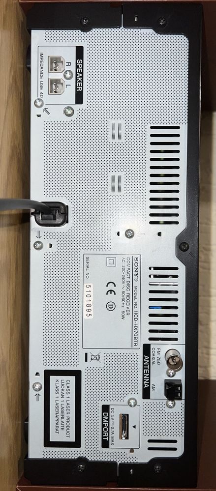 Sony CMT-HX70BTR Wieża Stereo Hi-Fi Hi Fi Zestaw Stereo