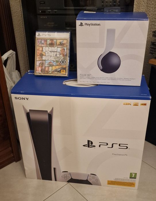 Consola PS5 FAT 825GB com leitor