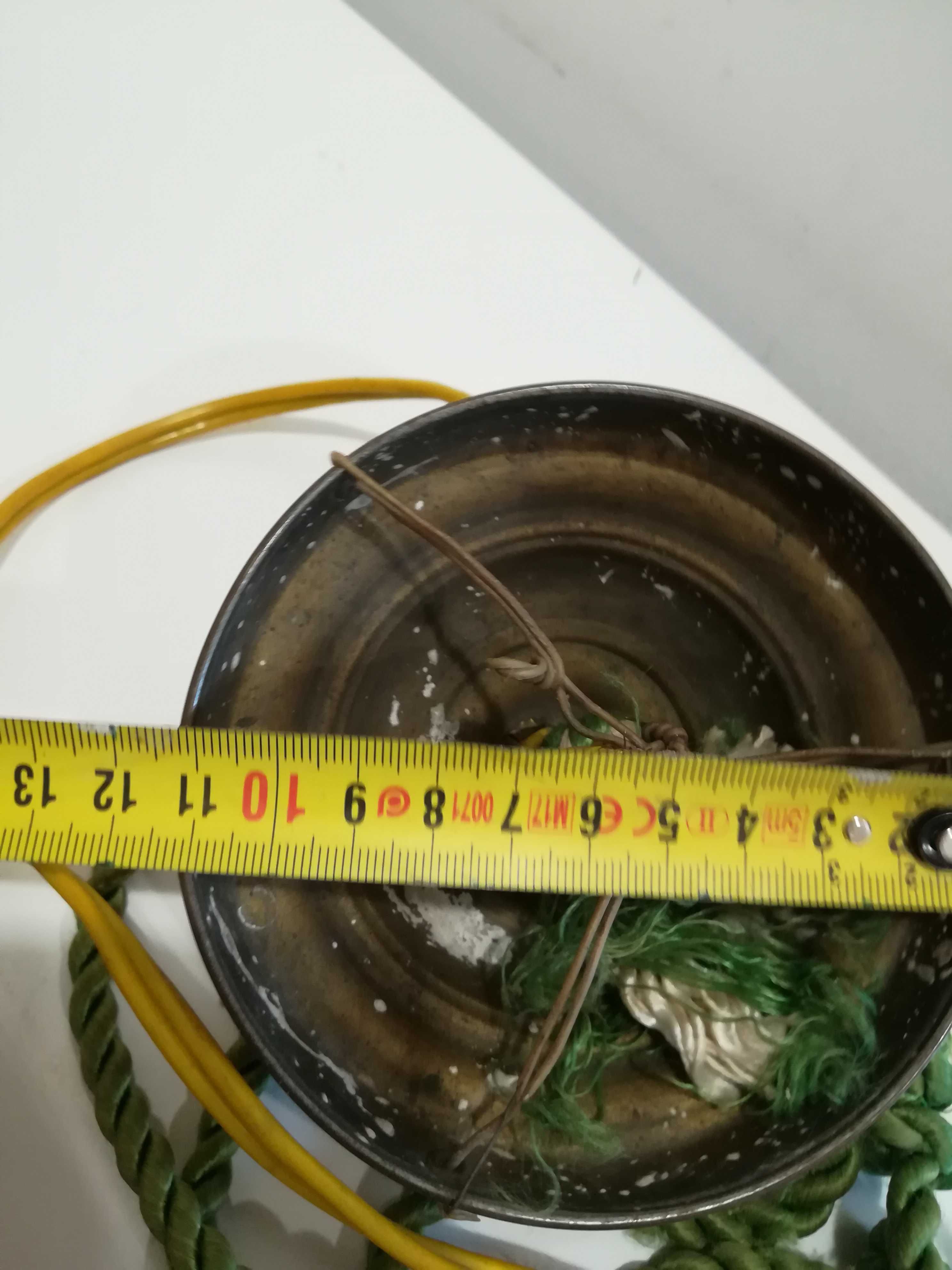 Stary mosiężny zwis do żyrandola lampy