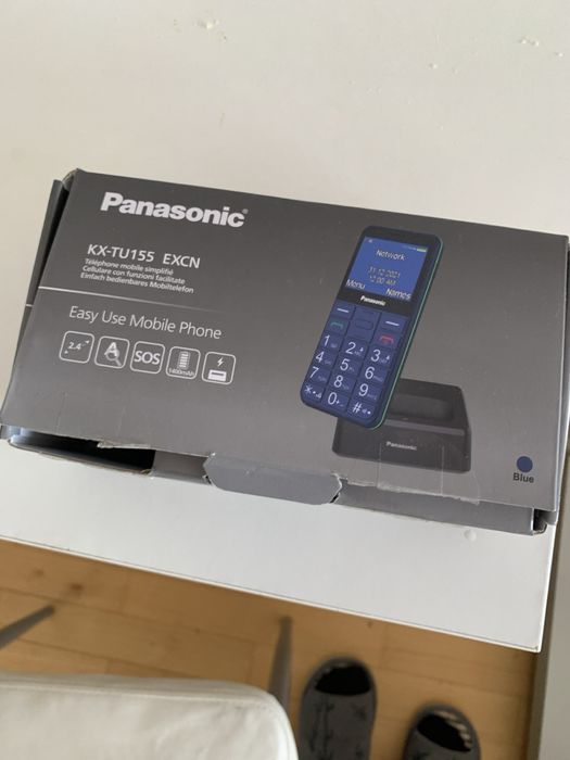 Мобильный телефон Panasonic KX-TU155 Blue (KX-TU155EXCN)