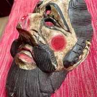 "Patron" Máscara de madeira antiga da Guatelama