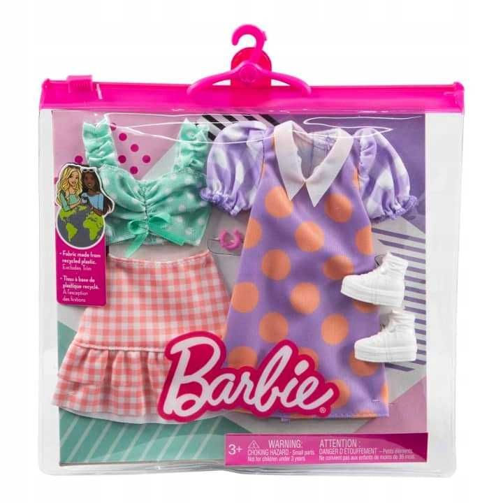 BARBIE Ubranka  2PAK Stroje sukienka spódnica  HBV70