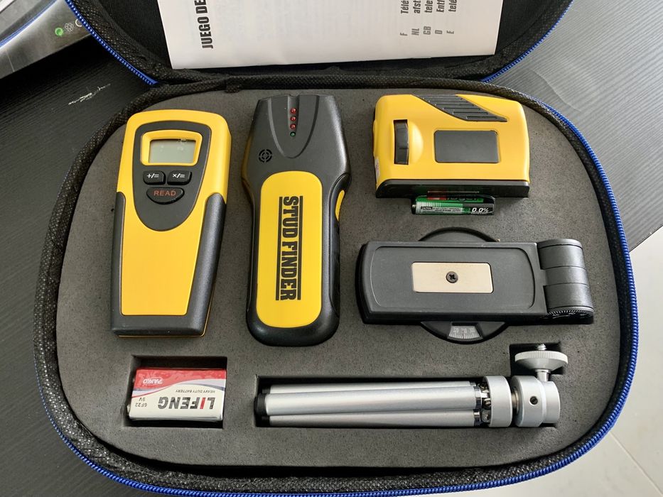 kits medicao distancia, nivel laser e detector novos