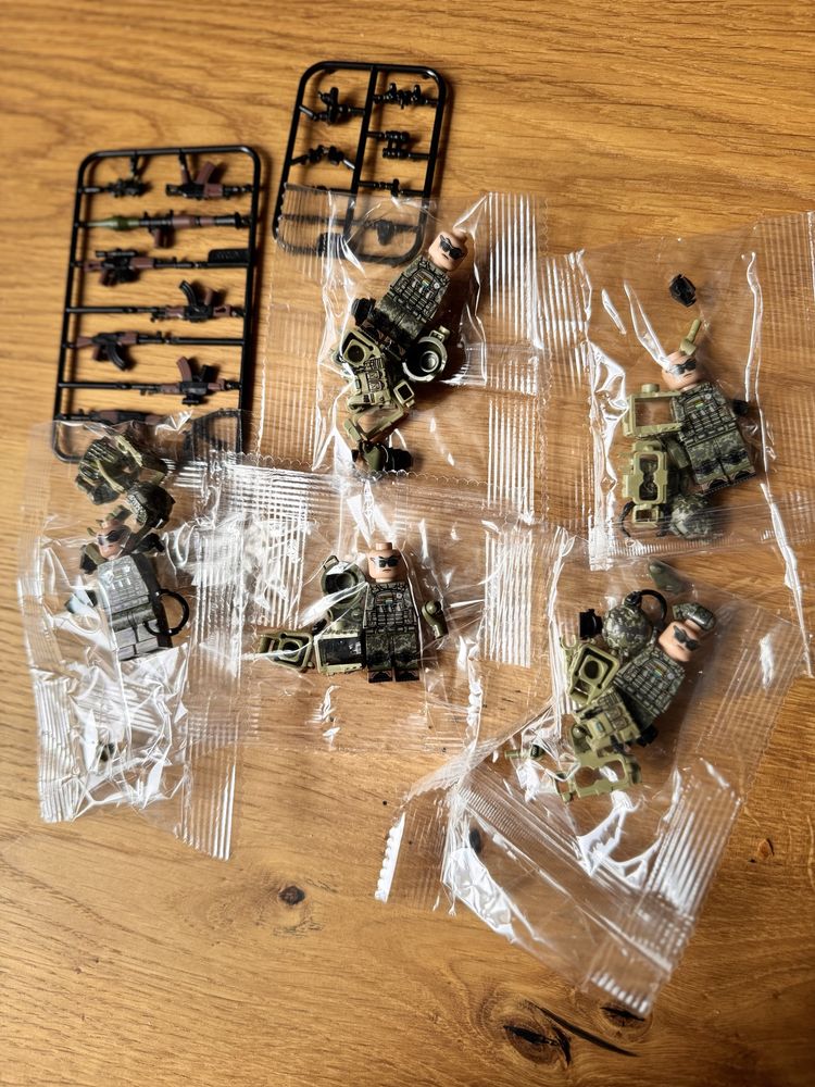 Военные ЗСУ фигурки человечки Lego, набор 5шт в 1