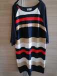 Sukienka tunika rękaw 3/4 XL