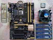 Комплект  Socket 1150  - Плата - Процесор - Кулер - Пам`ять