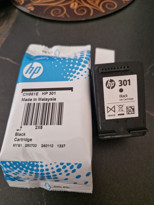 pusty kartridż HP 301 Black