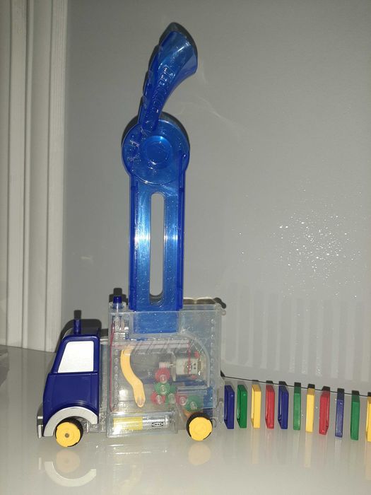 Tor Domino samochód układający klocki domino plus dodatkowy zestaw