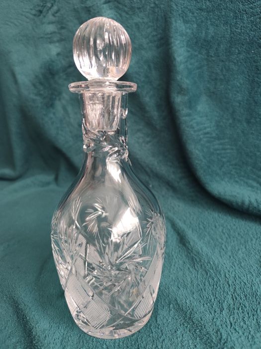 Kryształowa karafka + kieliszki