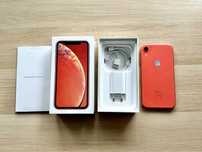 iPhone XR 128GB Koralowy – Bateria 86%, Pełny Zestaw