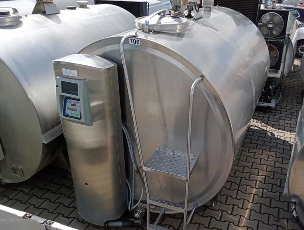 Zbiornik schładzalnik do mleka 5000 L JAPY KRYOS EXPERT 5055 l