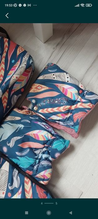 Śpiworek do wózka organizer torebka mufki 
Stan bardzo dobry,niemalże