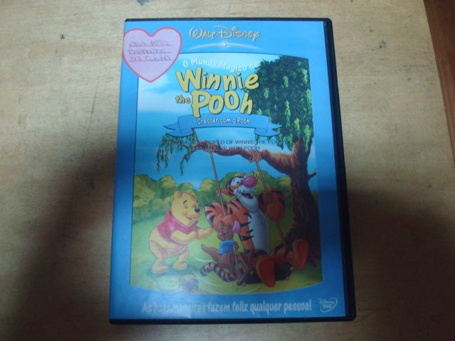 lote 9 dvds originais disney winnie the pooh , etc