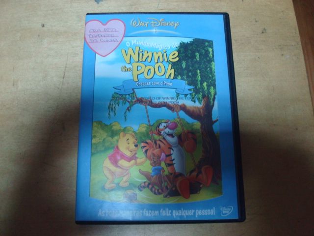 lote 11 dvds originais disney winnie the pooh , etc