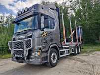 Scania R730  Scania R730 rok 2018r Epsilon do drewna lasu 6x4