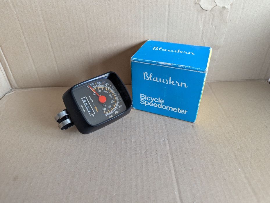 RETRO Prędkościomierz rowerowy Blaustern