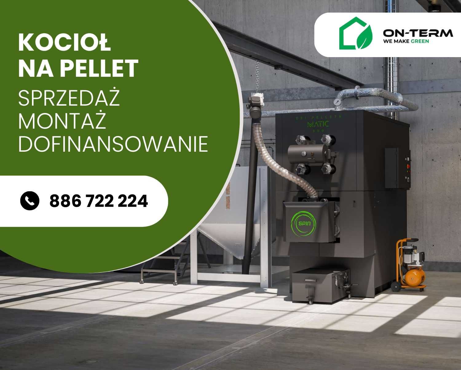 Piec na pellet Z MONTAŻEM Defro Delta EkoPell 20 kW 5kl kocioł pellet