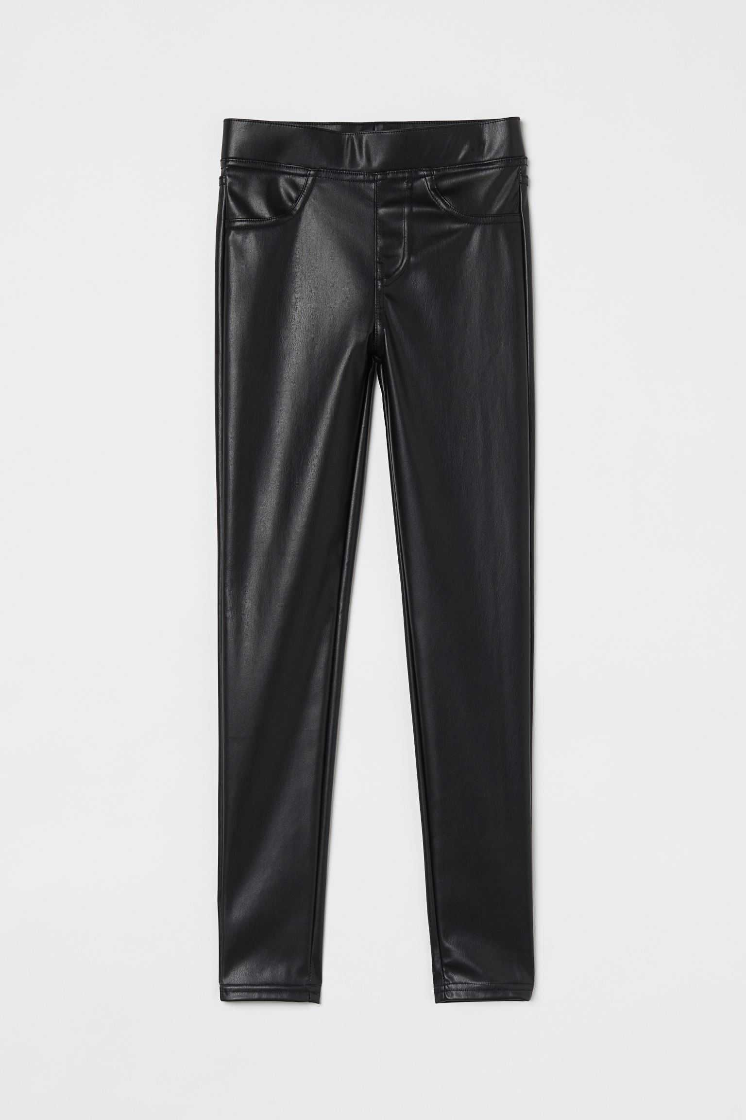 Новые штаны кожзам, экокожа, разм. 13-14лет, бренд H&M.