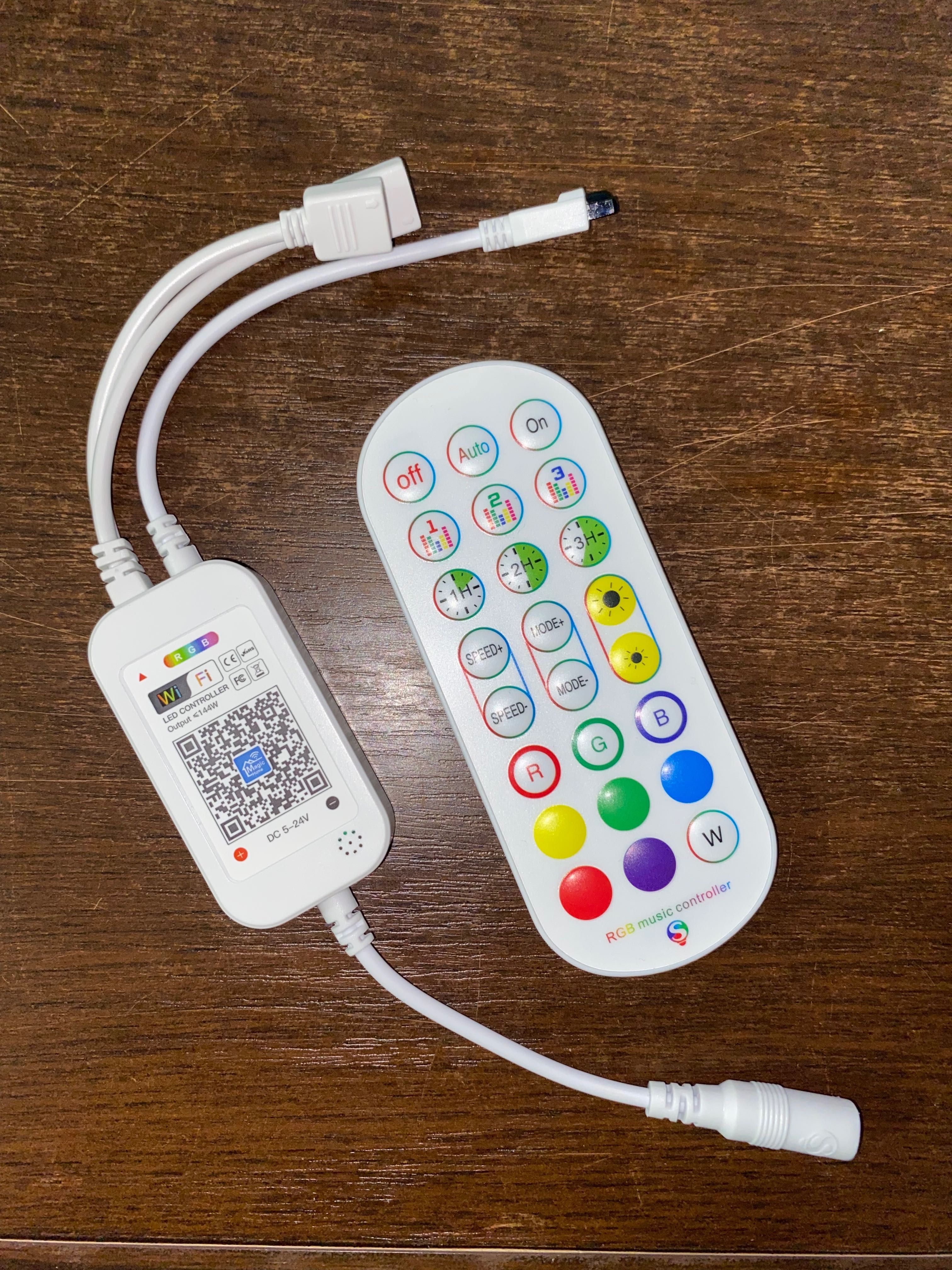 Sterownik Kontroler RGB pilot Taśma LED IR Bluetooth 24V