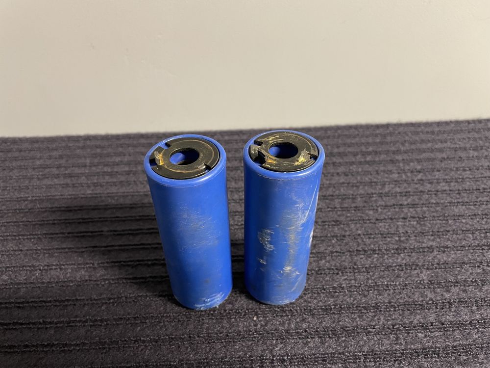 Plastikowe pegi bmx niebieskie 14mm Dart Fizzer