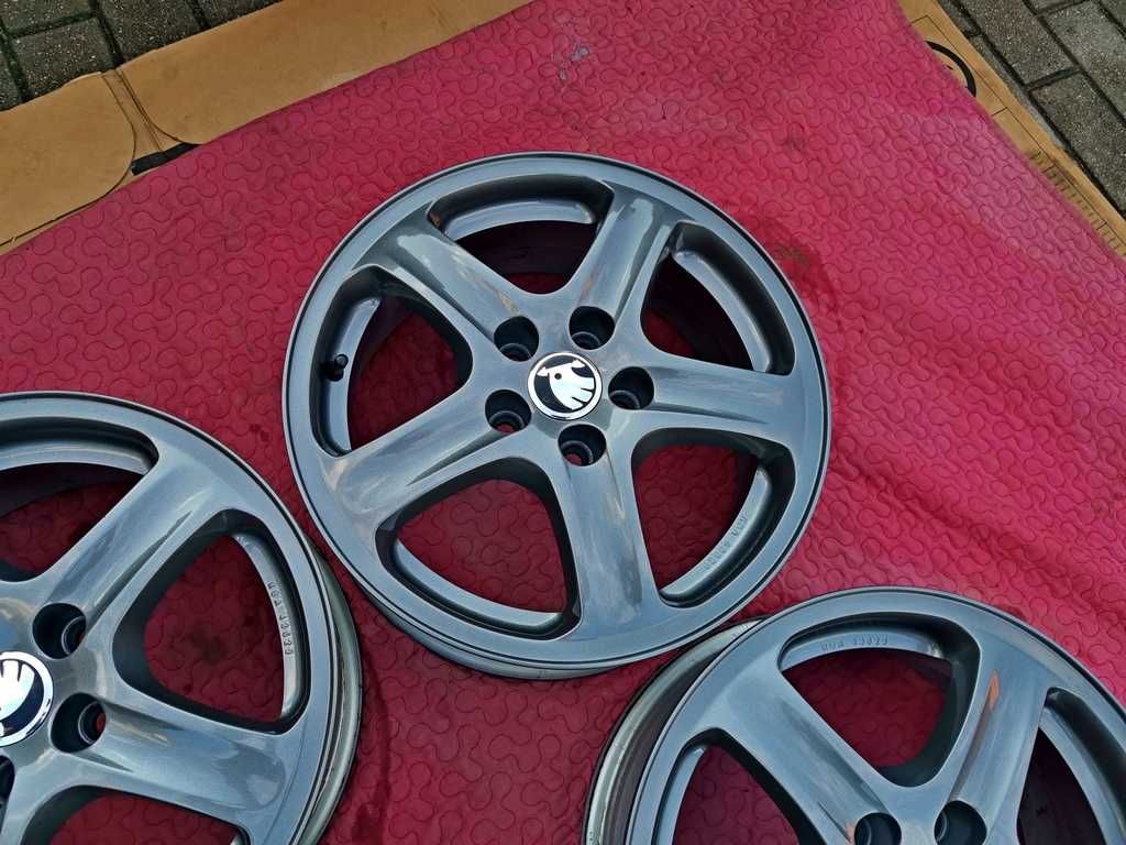ALUFELGI 15' SKODA Scala FABIA KAMIQ - ET38 - 5x100 - j.NOWE