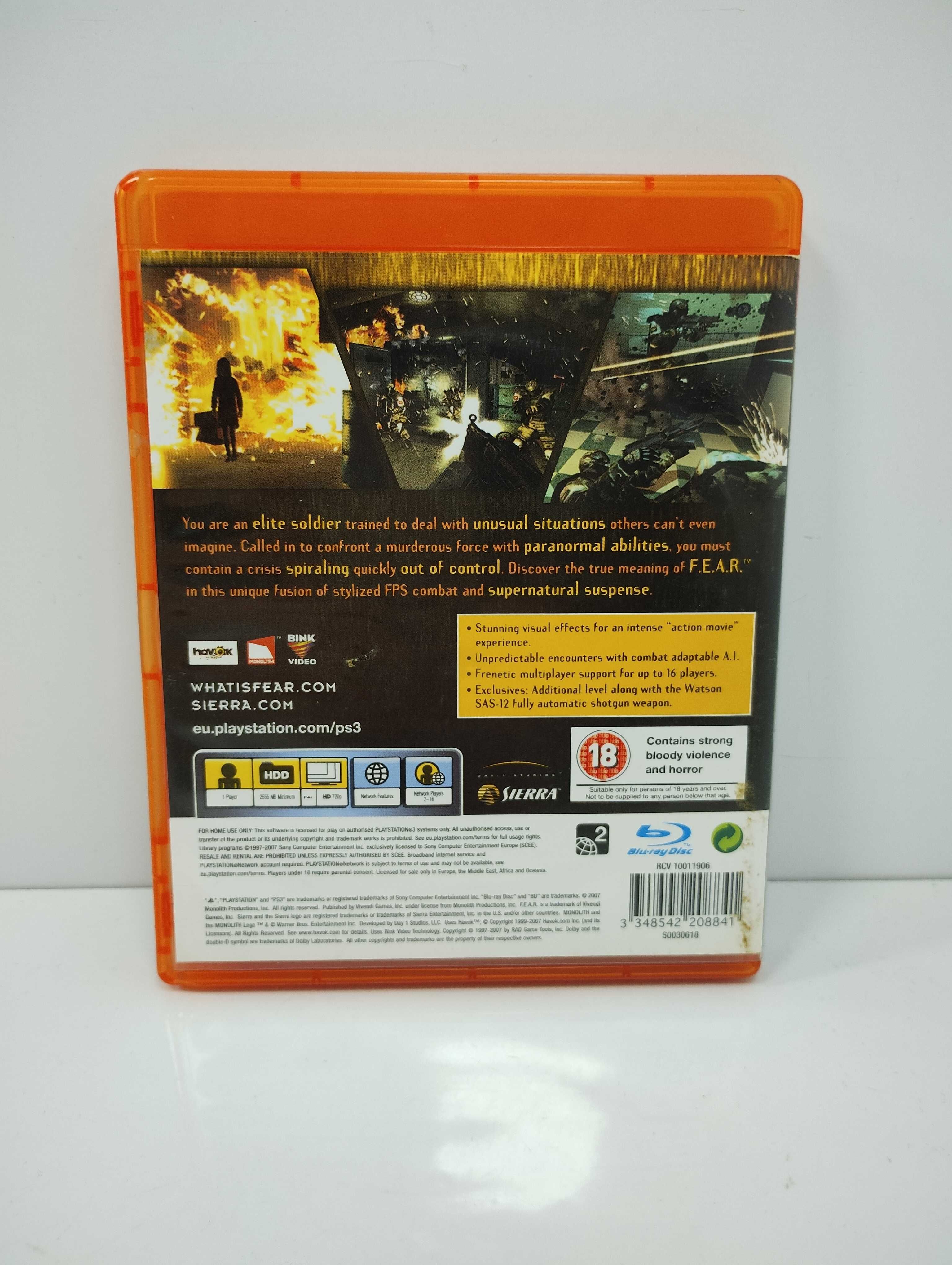 Gra Ps3 F.e.a.r. First Encounter Assault Recon