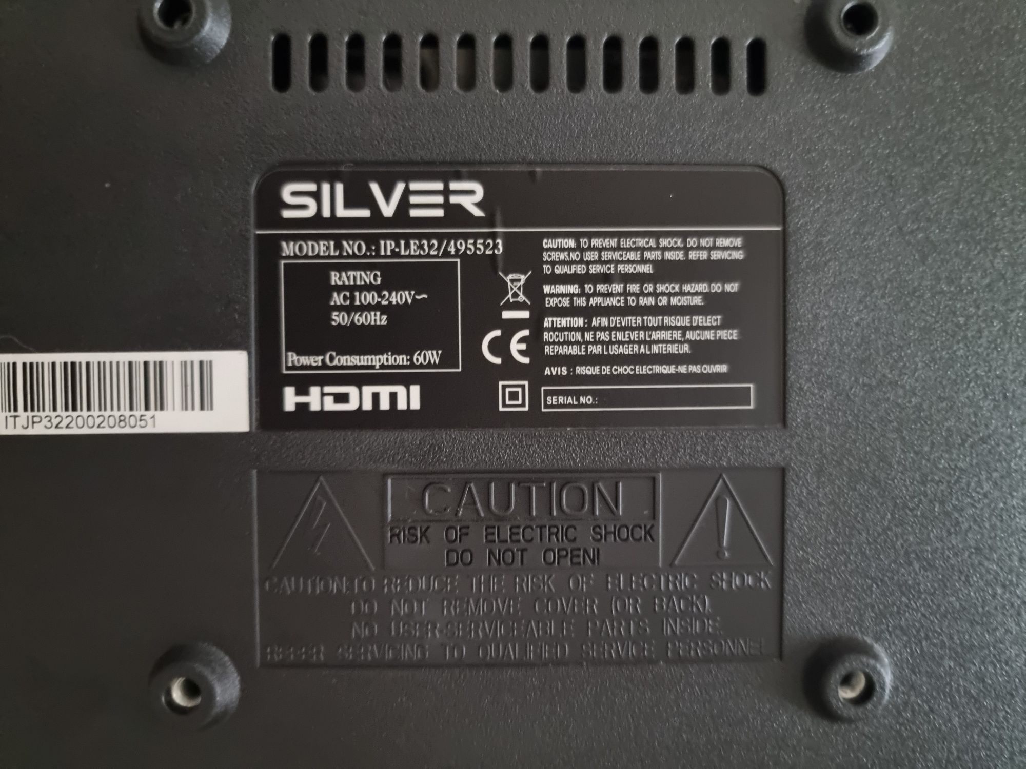 TV LCD Silver 32" 81cm