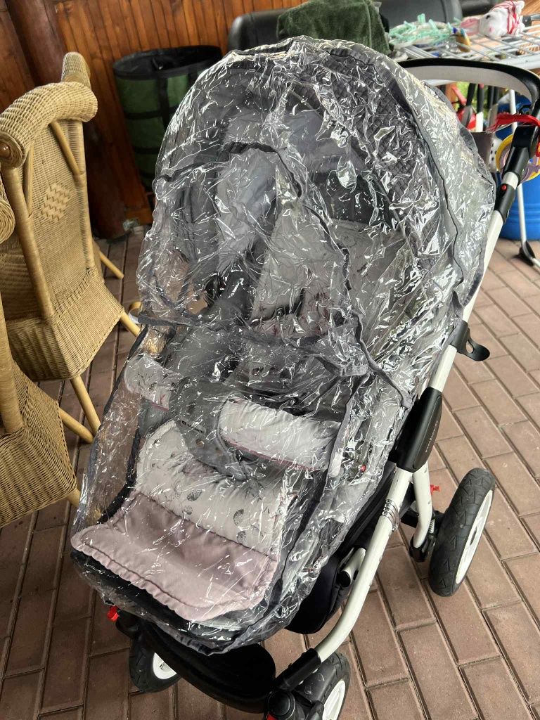 Adamex Pajero ALU 2w1 spacerówka gondola i dodatki