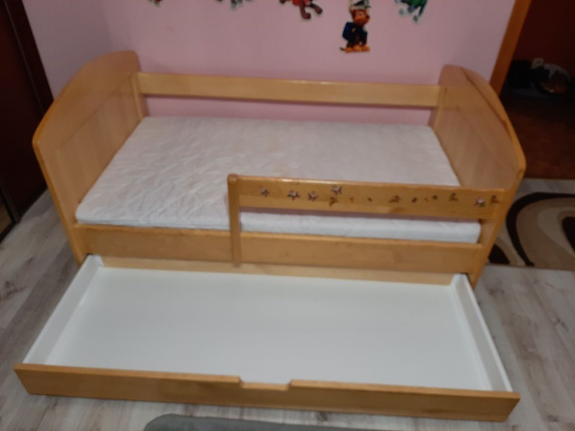 Łóżko dziecięce sosna 140x80