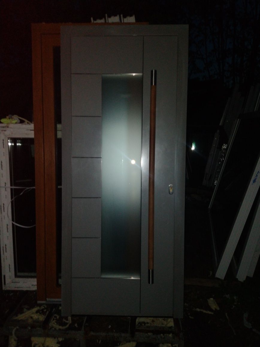 Drzwi zewnętrzne Aluminiowe Winchester Nowe 50% antracyt