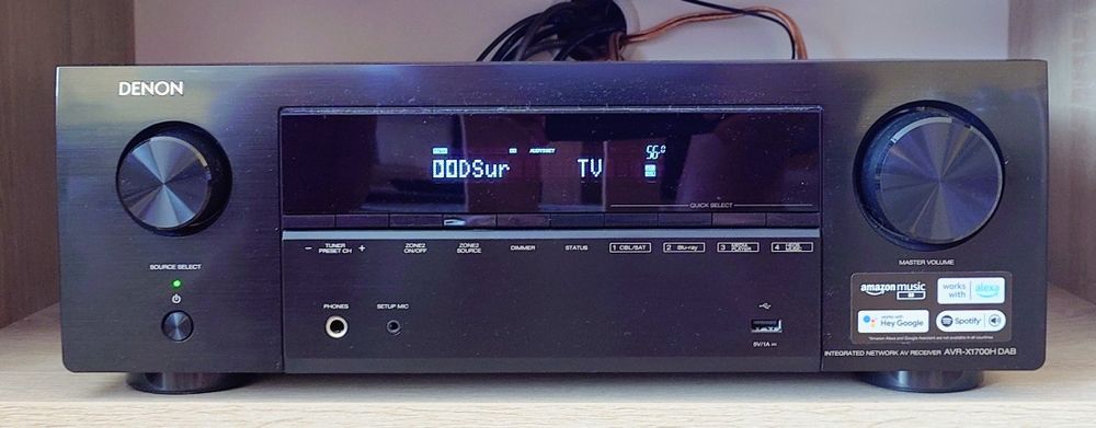 Zestaw kina domowego Denon AVR-X1700H DAB, głośniki Jamo S606 + sub