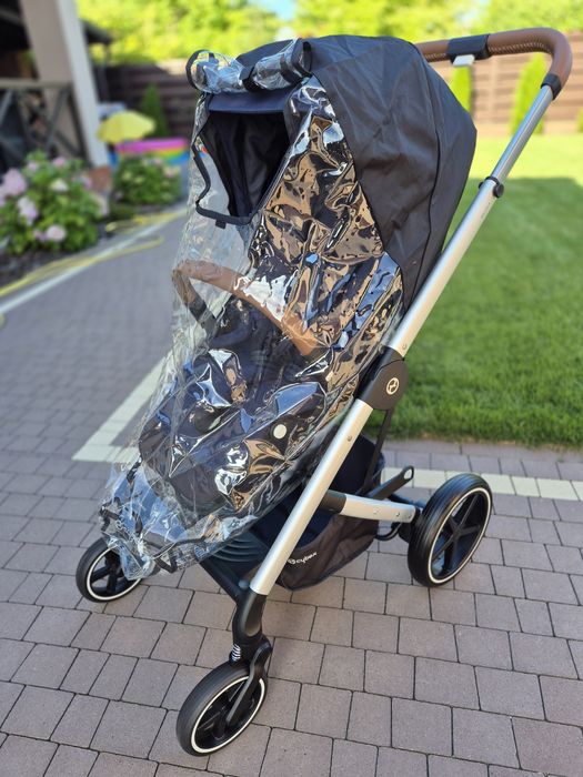 Коляска прогулянкова Cybex Balios S Lux SLV Navy Blue (з бампером)