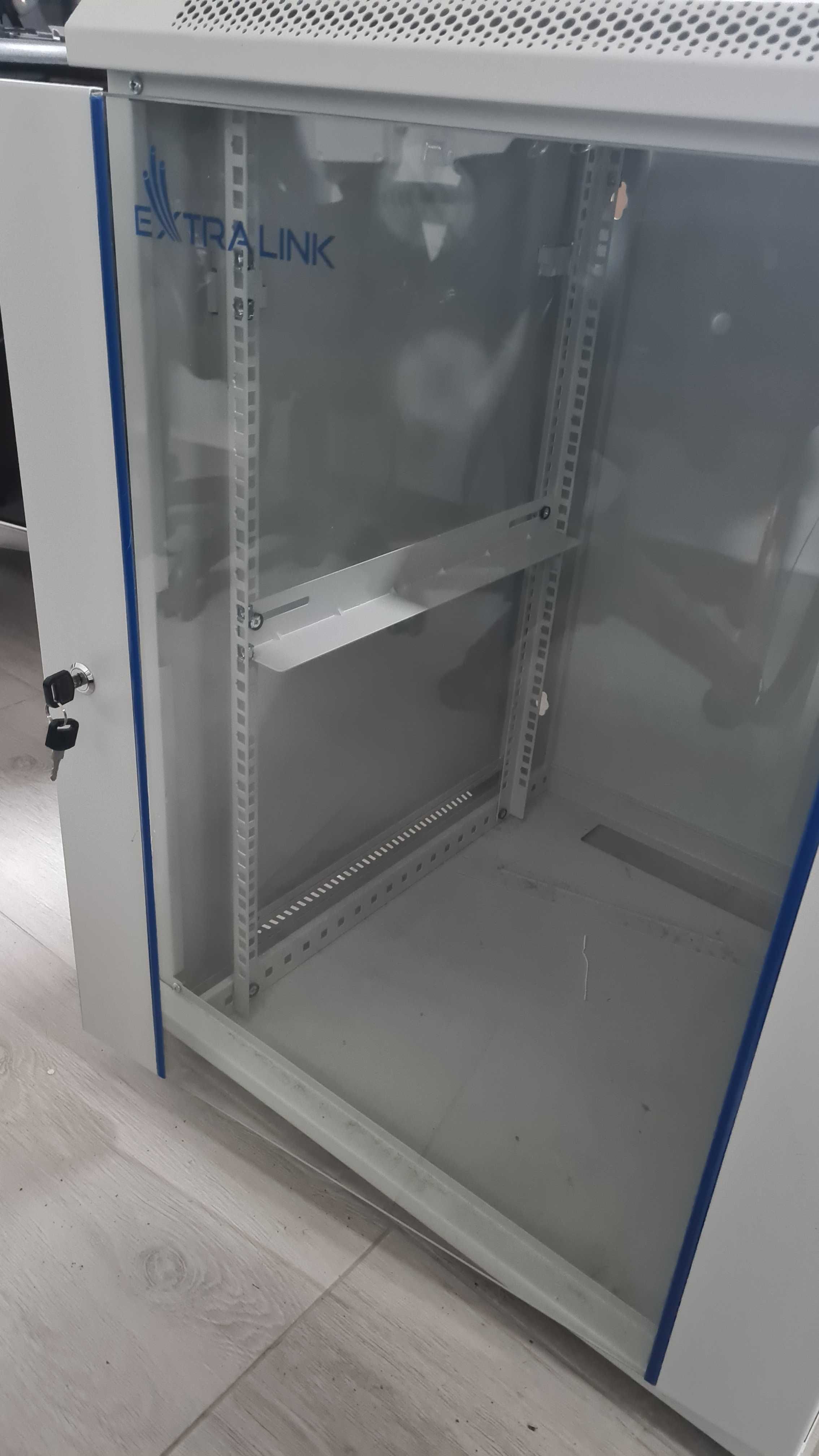 Extralink EX 600x600 Szara Szafa rack montowana na ścianie