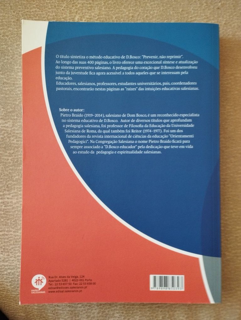 Livro de Pietro Braido, Prevenir, não Reprimir.