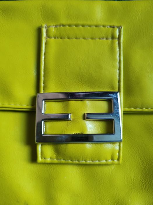 Torba limonkowa damska na ramię