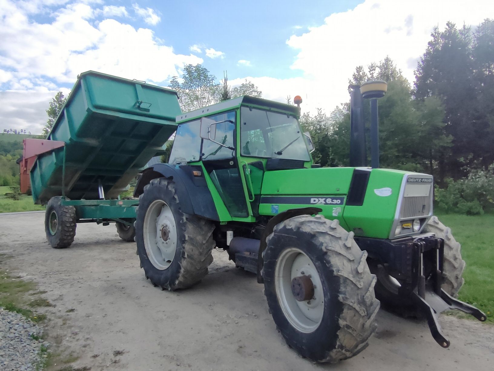 Ciągnik Deutz fahr dx 6.30  tandem wywrotka wozidło MTZ Belarus Zetor