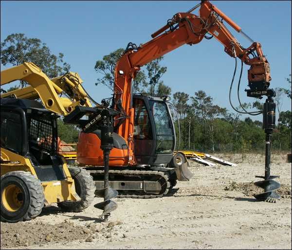Гидровращатель Бур Ямобур Гидробур DIGGA PDX2-PD-4 для BOBCAT CAT JCB