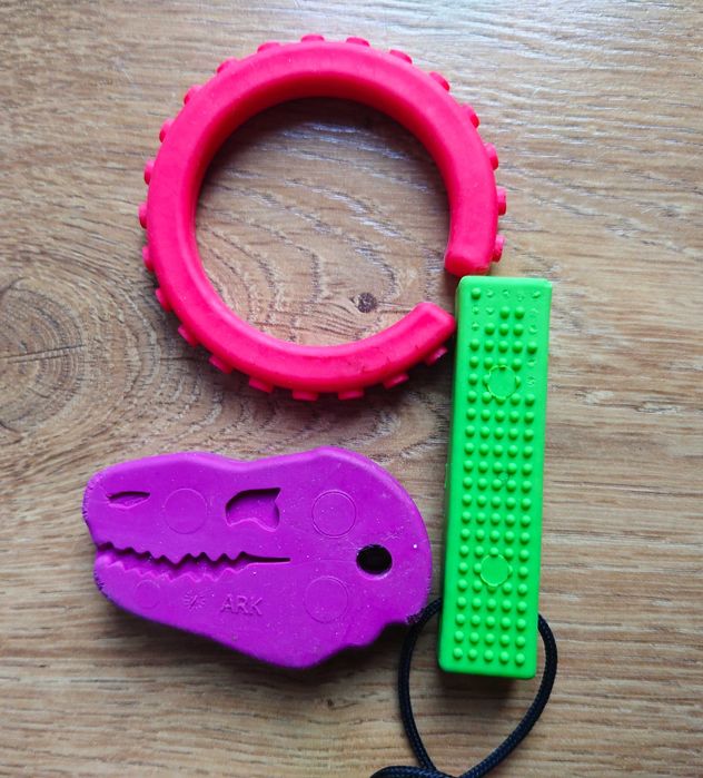 Gryzaki logopedyczne zestaw 3 szt