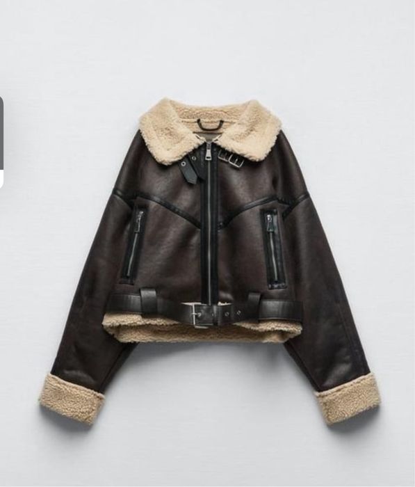 Дублянка zara коричнева