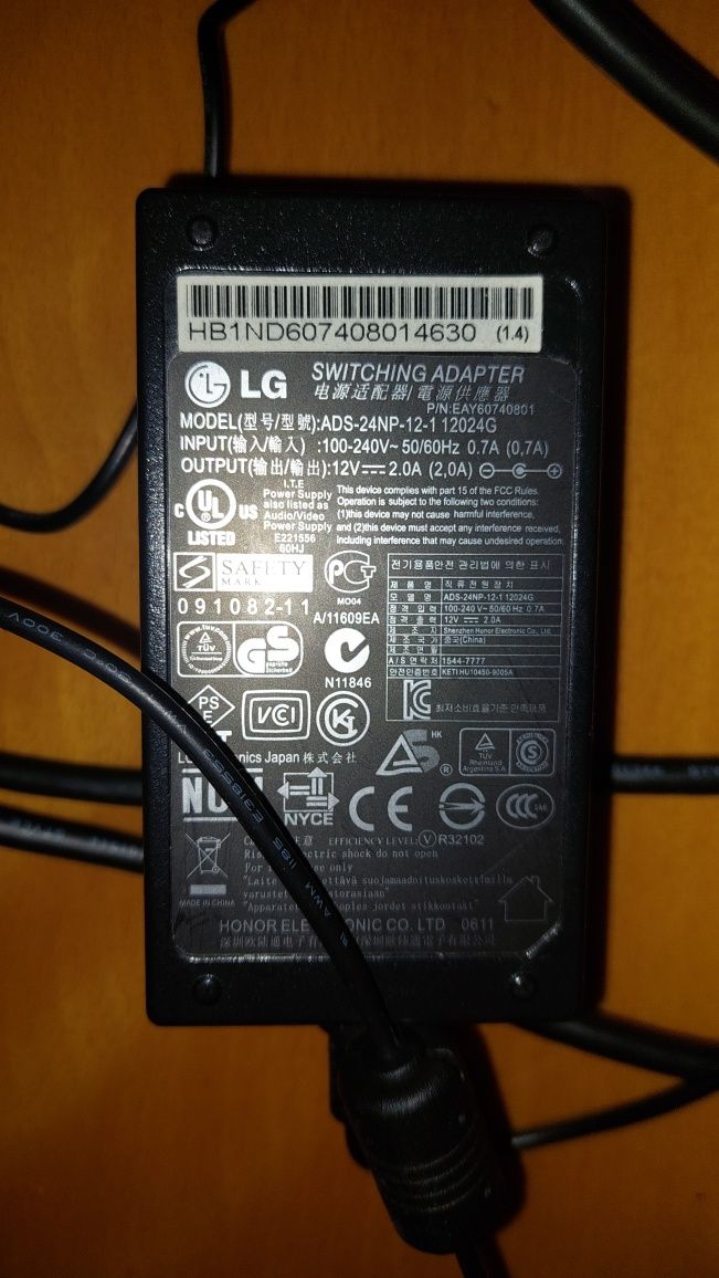 Monitor LG Flatron E1960S-PN