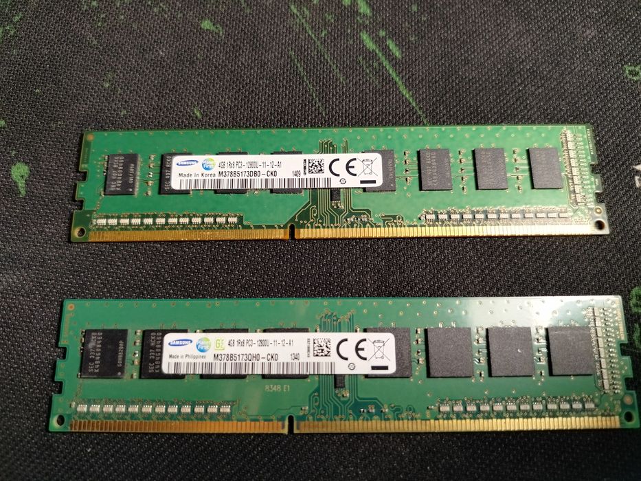 Оперативна пам’ять Samsung 2x4GB DDR3 ECC PC3-12800R 1600MHz (ОЗУ)