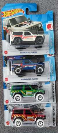 Hot wheels Nissan Patrol y60 4 szt.