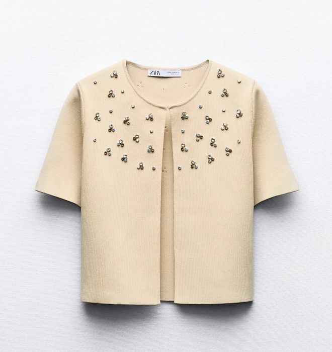 Кардіган зі стразами Zara