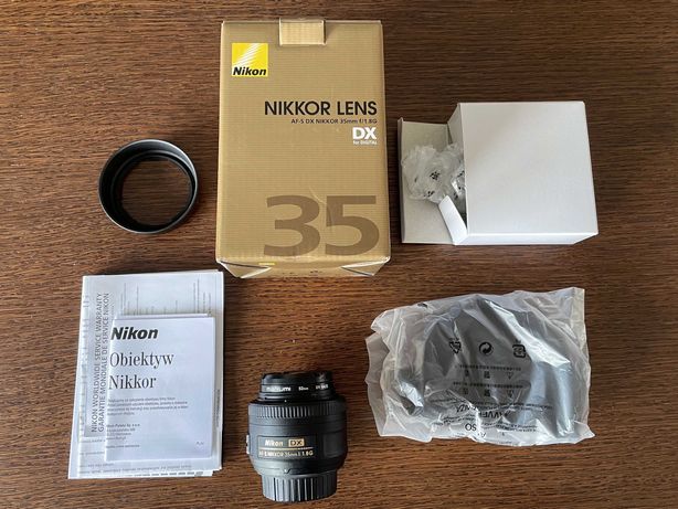 Obiektyw Nikon Nikkor DX 35 mm 1:1.8 AF-S