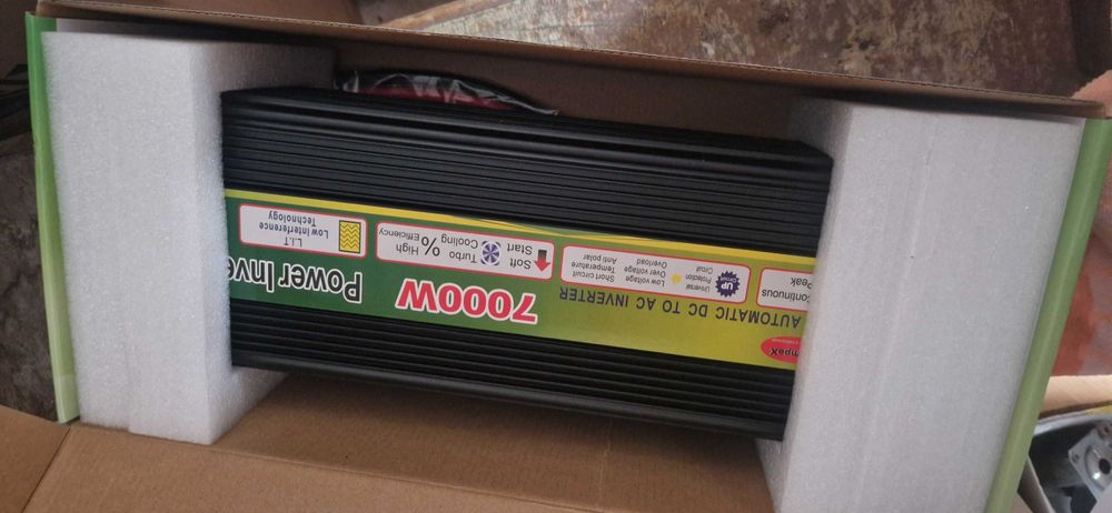 Преобразователь напряжения Инвертор Генератор 7000W с плавным пуском