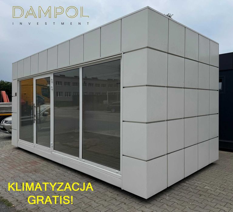 Od ręki Pawilon biały 600x300, kiosk, handlowy, klimatyzacja gratis!