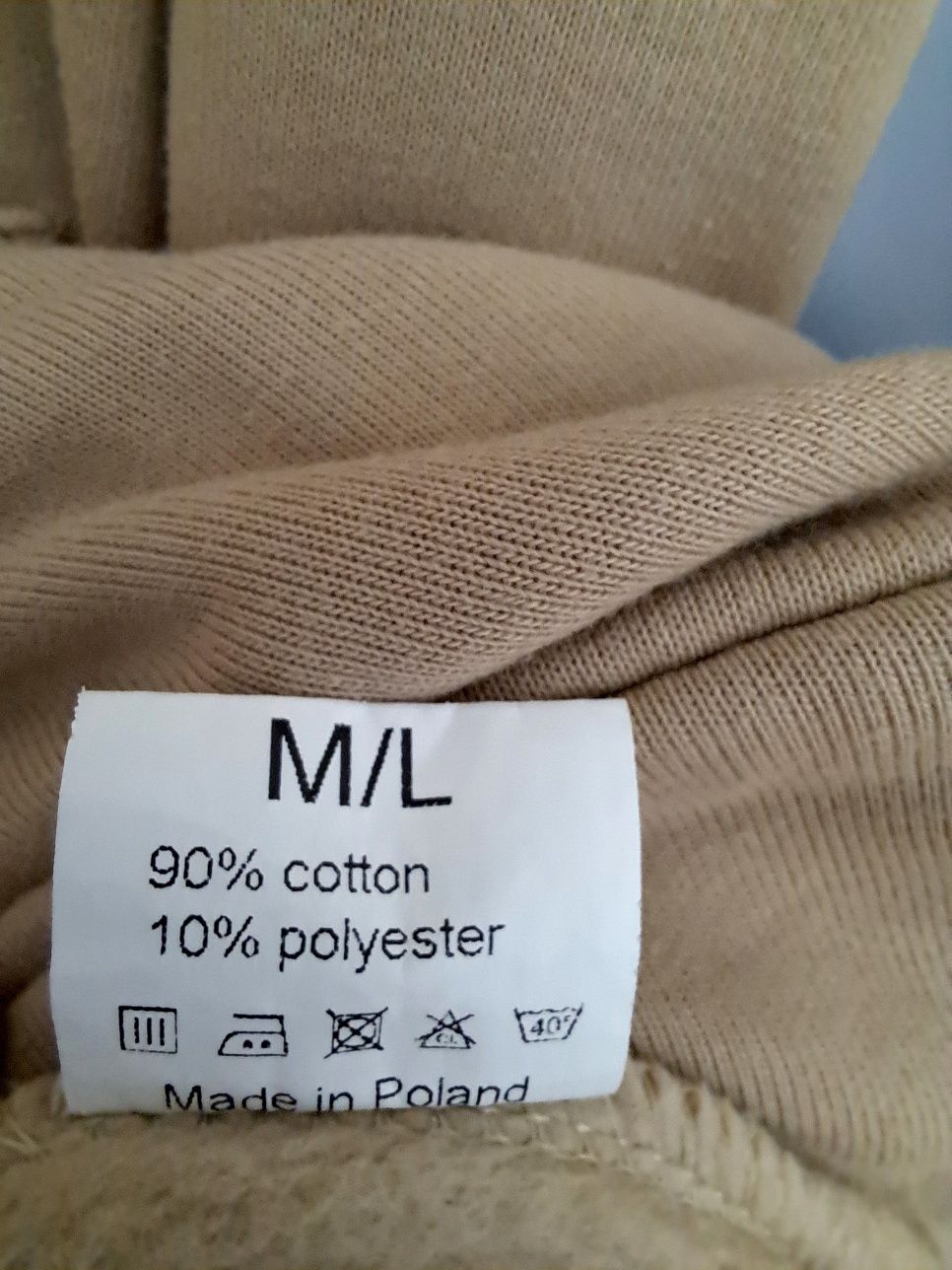 Łukasz Jemioł sukienka bluza kaptur beż  rozm M/ L
