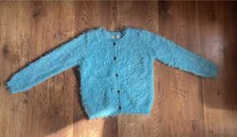 Sweter sweterek Cool Club Smyk 110 błękitny włochacz  idealny